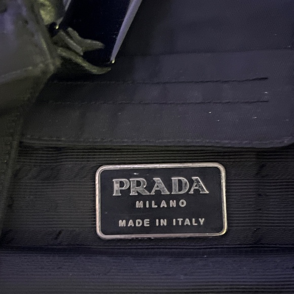 Prada Nylon Messenger Crossbody Bag – All Black / Made in Italy - Picture 4 of 10